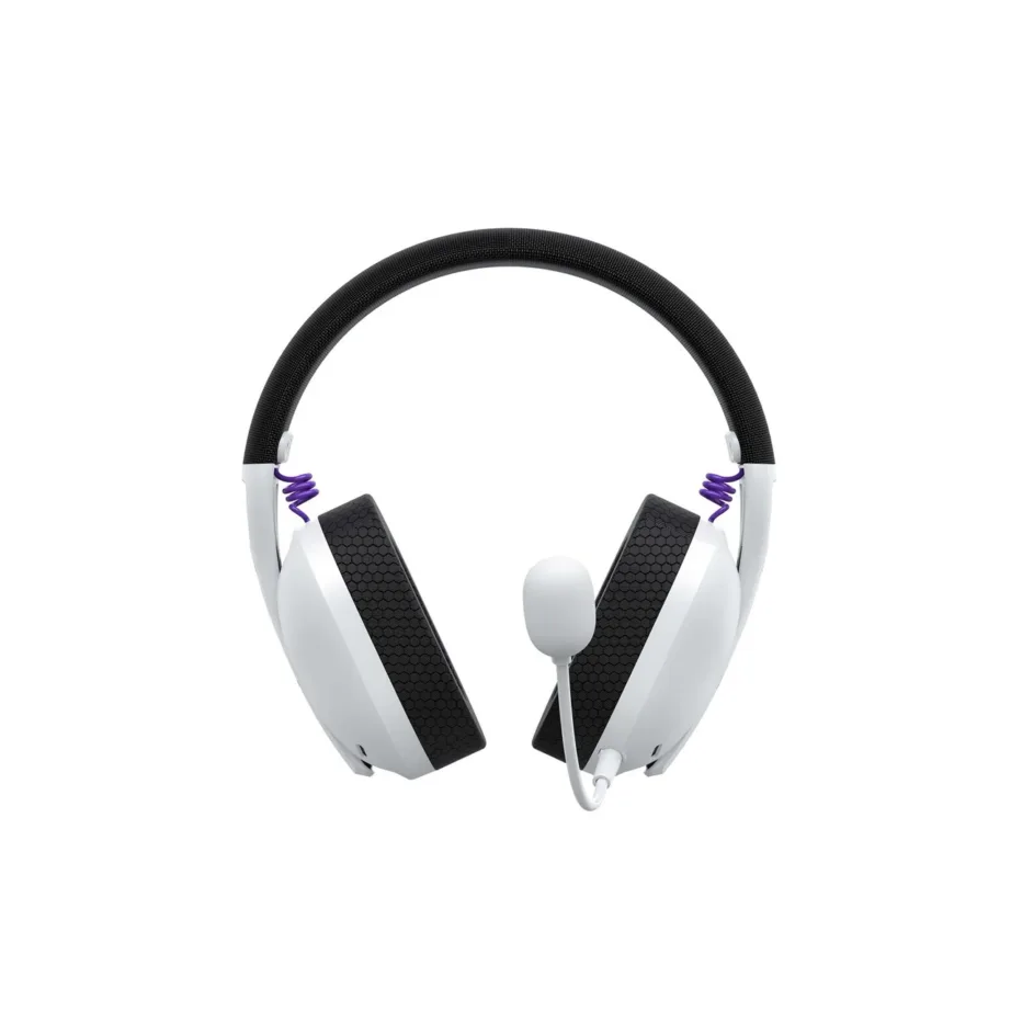 Havit Fuxi-H3 valged/mustad mängurikõrvaklapid 2.4GHz/BT/USB-C, 40mm draiverid, boom-mikrofon – 3