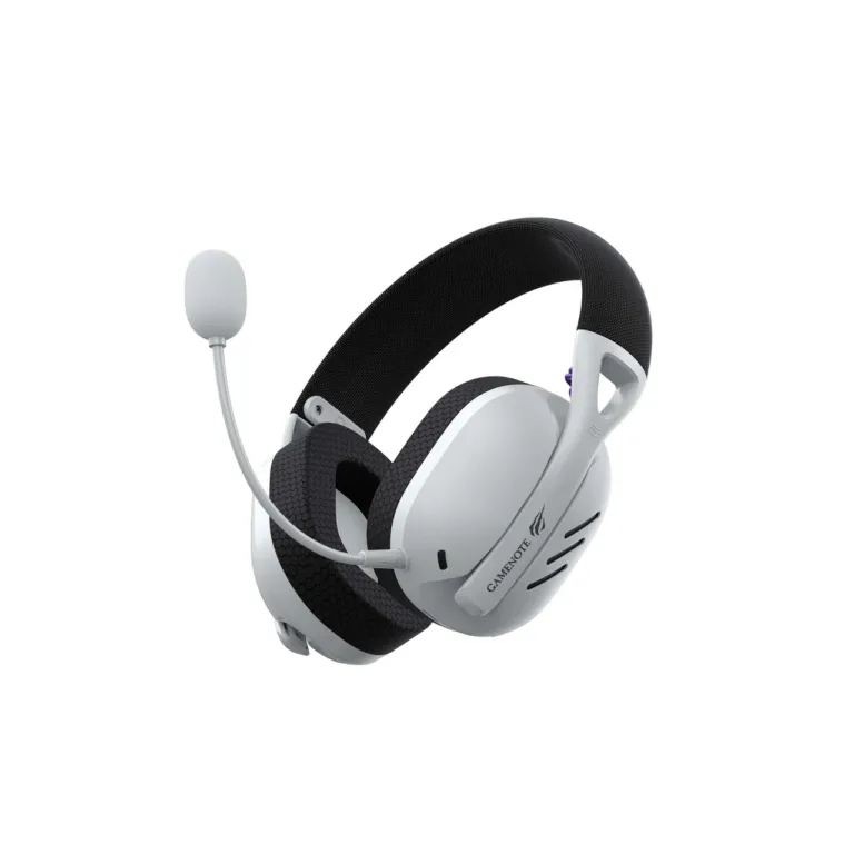 Havit Fuxi-H3 valged/mustad mängurikõrvaklapid 2.4GHz/BT/USB-C, 40mm draiverid, boom-mikrofon