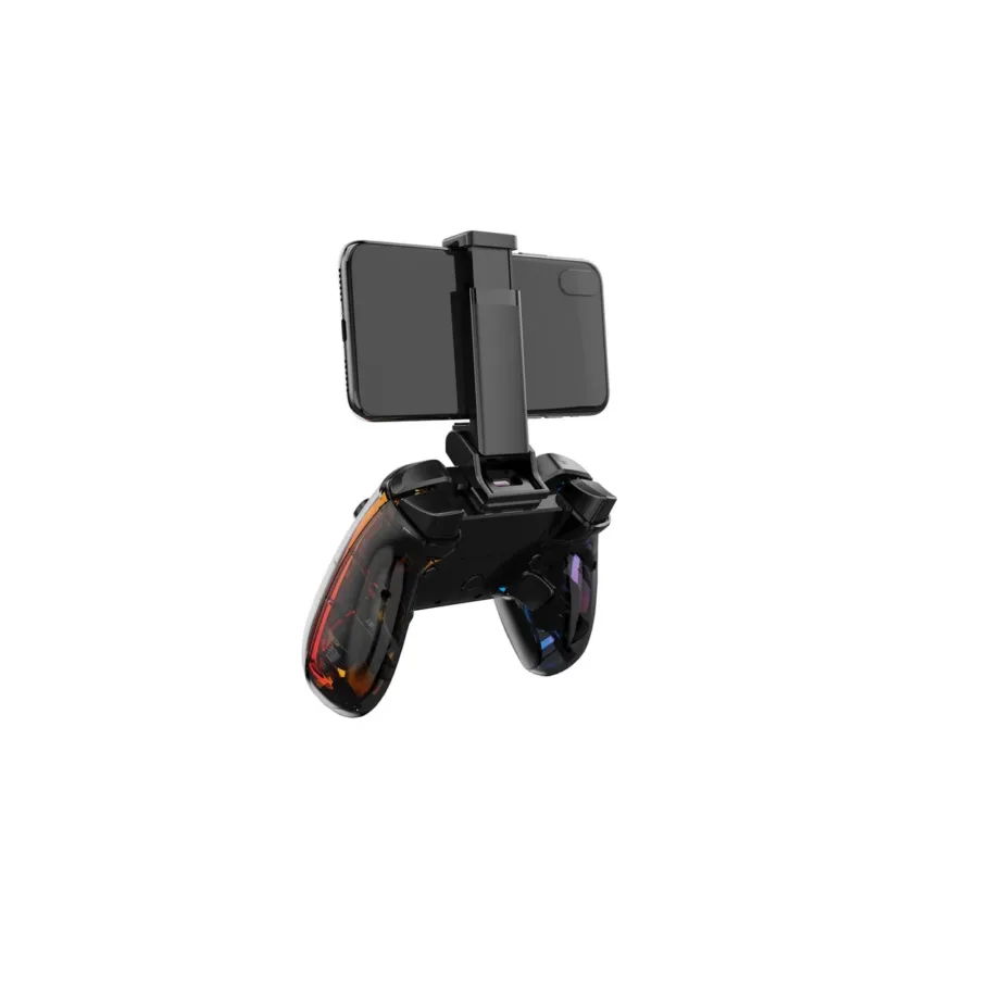 Havit G158BT Pro läbipaistev juhtmevaba/juhtmega mängupult, 800mAh aku, Bluetooth/USB, PS4/Xbox/PC/Android/iOS ühilduvus – 4