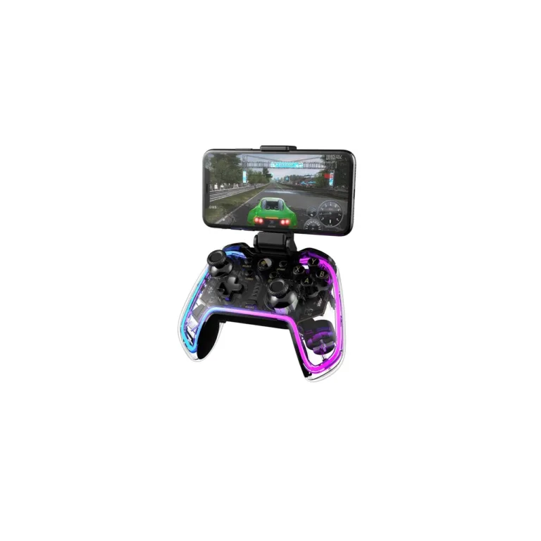 Havit G158BT Pro läbipaistev juhtmevaba/juhtmega mängupult, 800mAh aku, Bluetooth/USB, PS4/Xbox/PC/Android/iOS ühilduvus