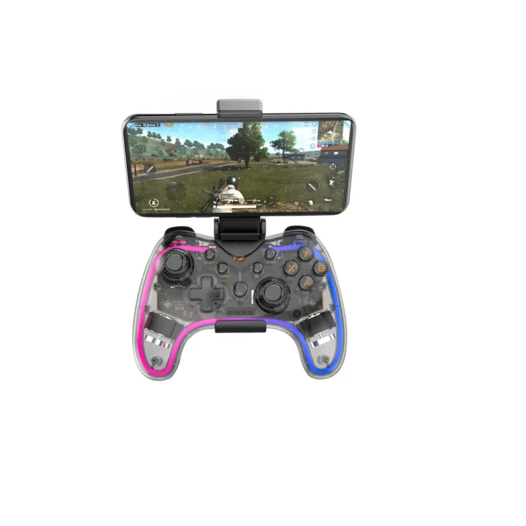 Havit G180BT läbipaistev juhtmevaba/Bluetooth mängupult 152x115x58 mm 800 mAh akuga ja vibratsiooniga, PC/iOS/Android/Xbox/PlayStation/Nintendo Switchi jaoks