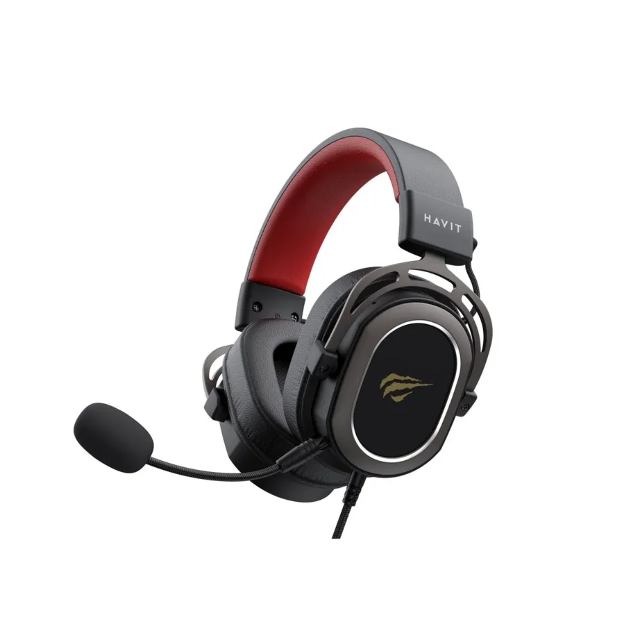 Havit Gamenote H2008D 50 mm juhtmega mängurikomplekt, eemaldatav mikrofon, 2 m kaabel, 3,5 mm ühendus – 3