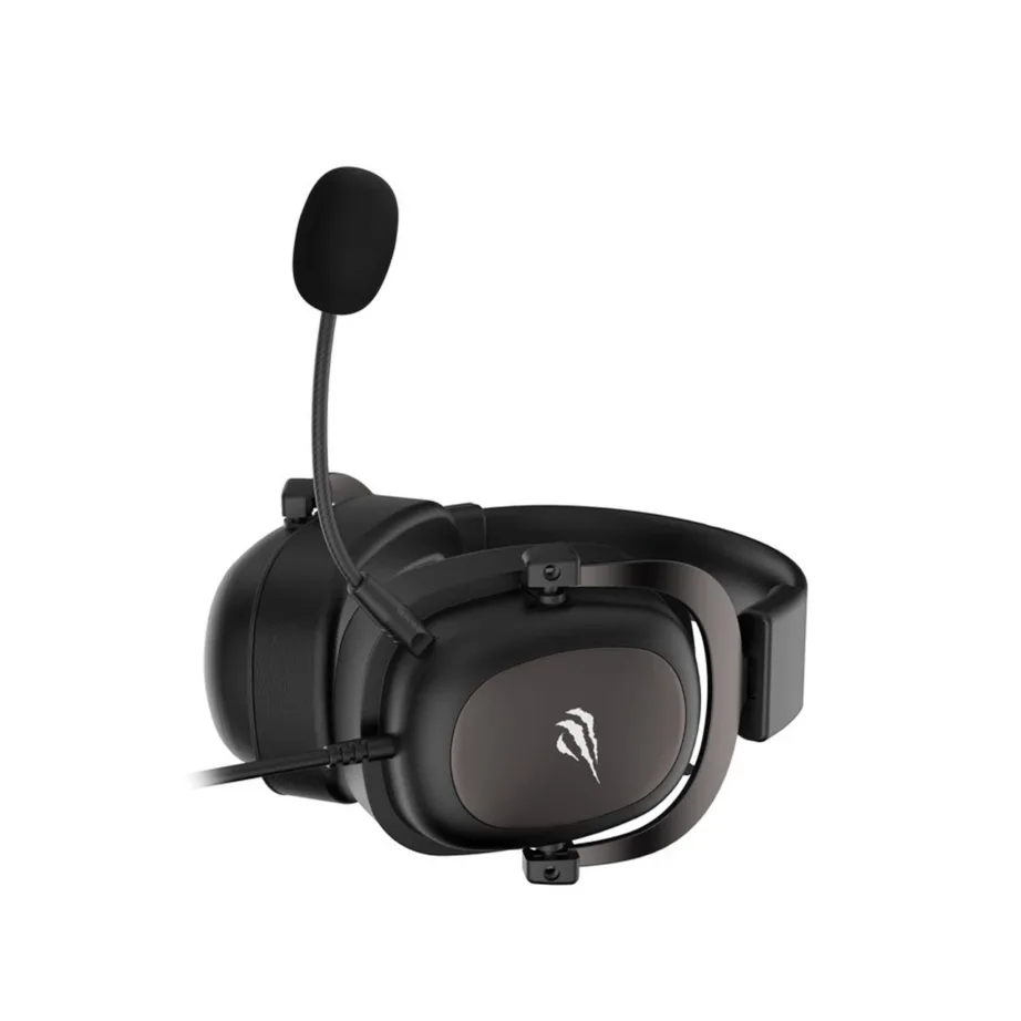 Havit H2002d 3,5 mm juhtmega must binauraalne mänguripeakomplekt eemaldatava mikrofoniga, 53 mm draiver, peavõruga – 3