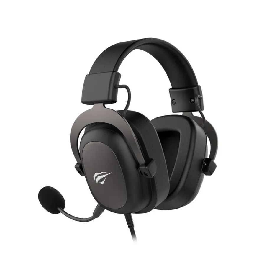 Havit H2002d 3,5 mm juhtmega must binauraalne mänguripeakomplekt eemaldatava mikrofoniga, 53 mm draiver, peavõruga – 6