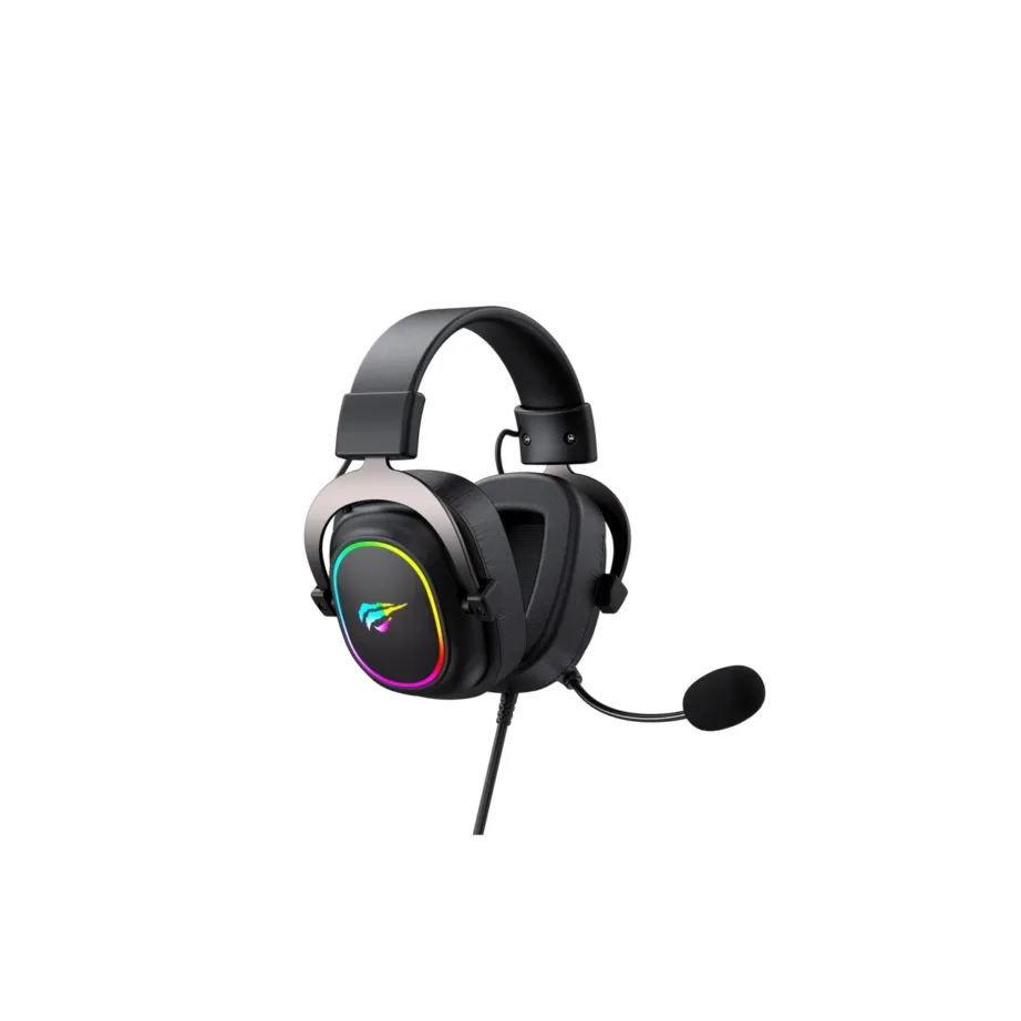 Havit H2002P must 2,1 m juhtmega gaming-peakomplekt 7.1 virtuaalse ruumheliga RGB-valgustusega – 3