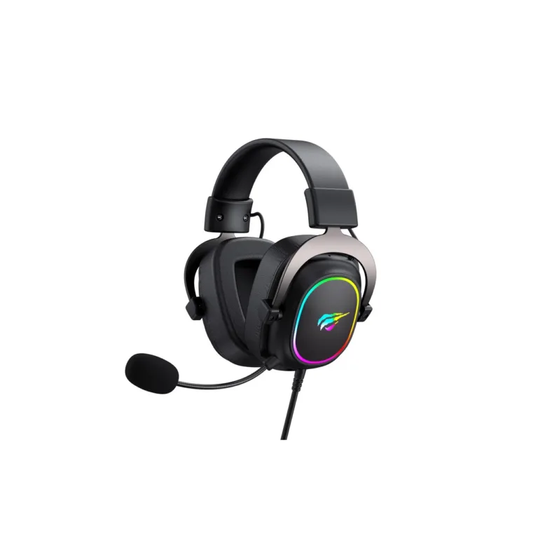 Havit H2002P must 2,1 m juhtmega gaming-peakomplekt 7.1 virtuaalse ruumheliga RGB-valgustusega