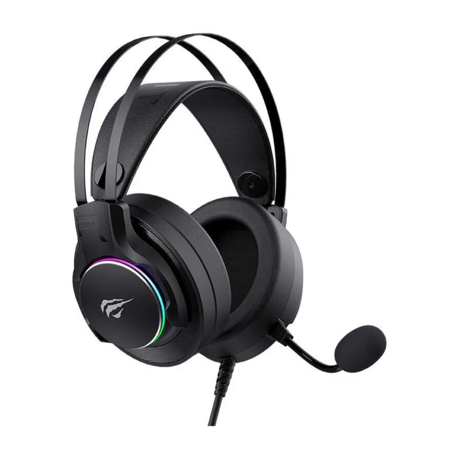 Havit H2007U 5 cm draiveritega mustad juhtmega mängurikõrvaklapid, peavõruga, 2,1 m kaabel – 3