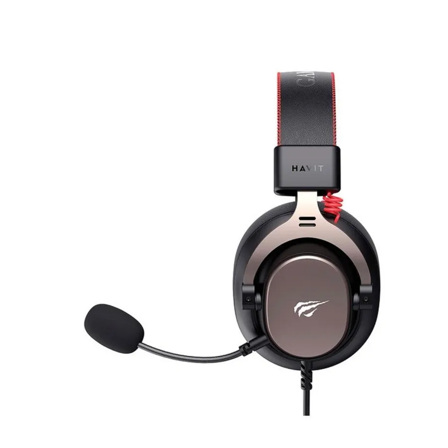 Havit H2015E 3,5 mm juhtmega must mängurikomplekt mikrofoniga, 2,1 m kaabel, binauraalne – 2