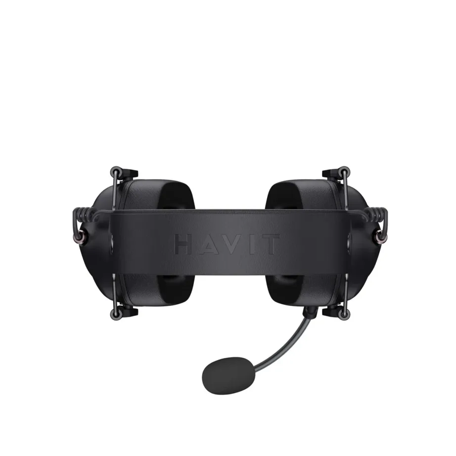 Havit H2033D 50 mm mänguripeakomplekt, must, juhtmega/juhtmevaba, boom-mikrofon, 365 g – 5