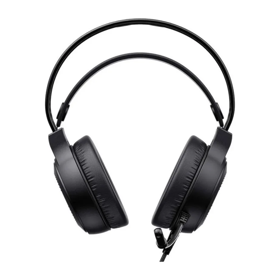 Havit H2040d 2,1 m juhtmega must mänguri kõrvaklapid-mikrofon RGB-taustvalgustuse, 50 mm draiverite ja boom-mikrofoniga – 3