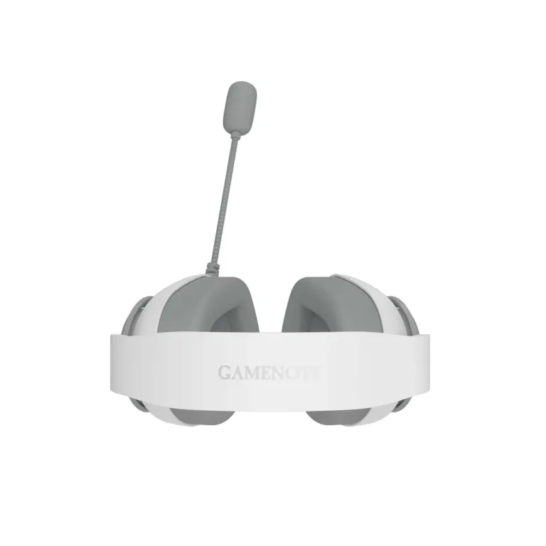 Havit H2230BG valge/hall juhtmevaba mänguripeakomplekt, 50 mm draiverid, 10 m ulatus, USB-C, boom-mikrofon, 238 g