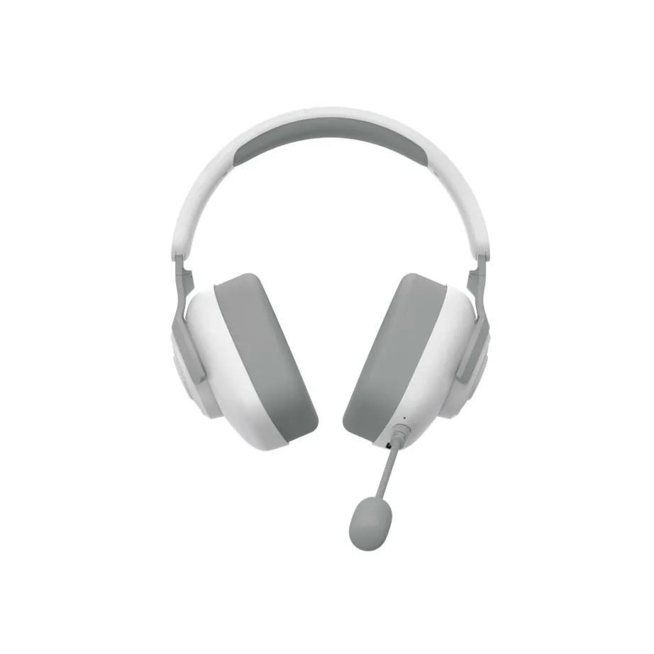 Havit H2230BG valge/hall juhtmevaba mänguripeakomplekt, 50 mm draiverid, 10 m ulatus, USB-C, boom-mikrofon, 238 g – 5