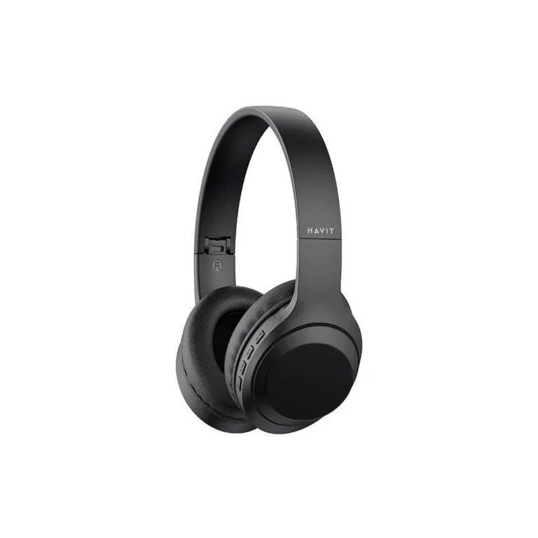 Havit H628BT mustad juhtmevabad/juhtmega kokkupandavad on-ear kõrvaklapid Bluetooth 5.3, 40 mm, 10 h aku
