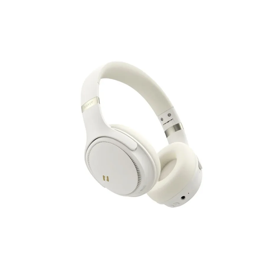 Havit H630BT PRO 182x82x192 mm kollased Bluetooth 5.3 ANC kokkupandavad juhtmevabad/juhtmega kõrvaklapid muusika ja kõnede jaoks – 5