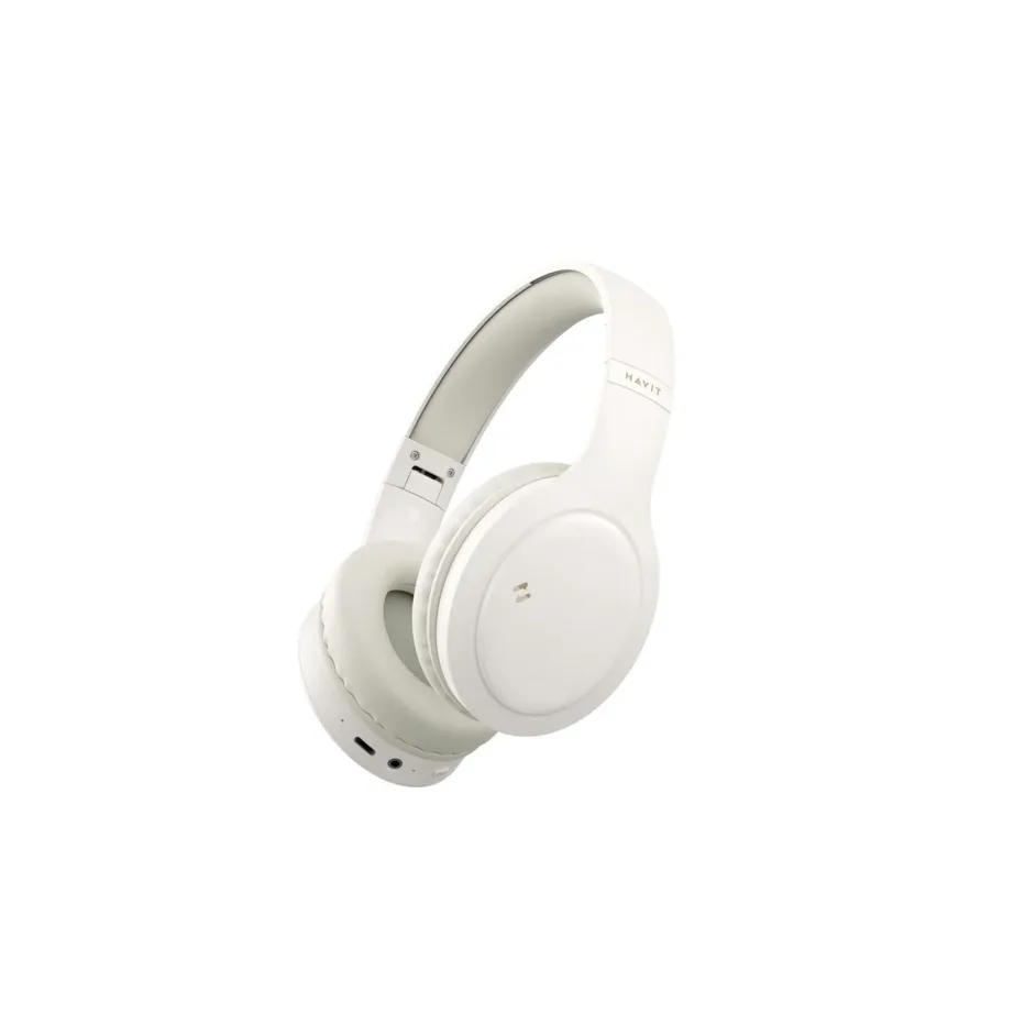 Havit H633BT beežid juhtmevabad kokkupandavad on-ear kõrvaklapid Bluetooth 5.3, 40 mm draiverid, 20 h aku, USB-C – 4