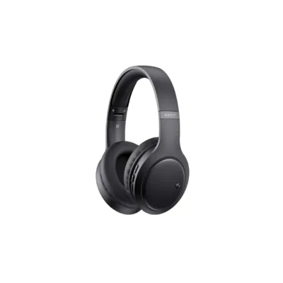 Havit H633BT mustad juhtmevabad kokkupandavad on-ear kõrvaklapid, Bluetooth 5.3, 40 mm, 20 h aku, mikrofoniga muusika ja kõnede jaoks