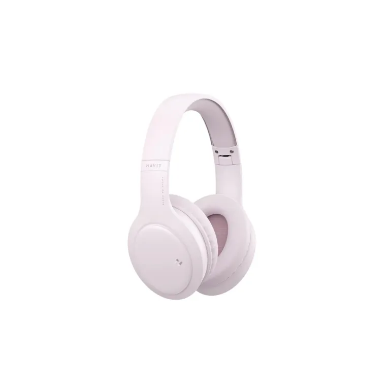 Havit H633BT roosad Bluetooth 5.3 kokkupandavad juhtmevabad kõrvaklapid, 40 mm draiverid, kuni 20 tundi aku, juhtmega/juhtmevaba, muusika ja kõnede jaoks