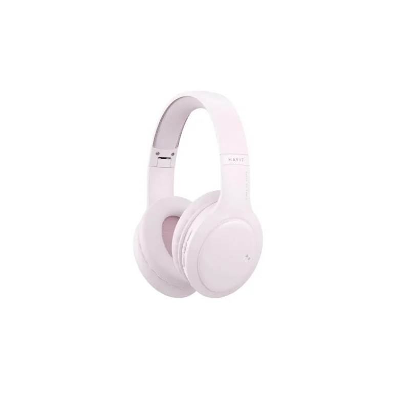 Havit H633BT roosad Bluetooth 5.3 kokkupandavad juhtmevabad kõrvaklapid, 40 mm draiverid, kuni 20 tundi aku, juhtmega/juhtmevaba, muusika ja kõnede jaoks