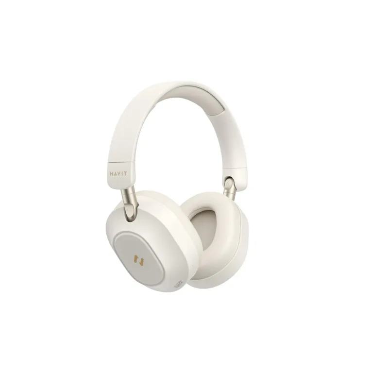 Havit H668BT beežid juhtmevabad Bluetooth 5.4 kõrvaklapid ANC, 80 h aku, 40 mm draiver, kokkupandav