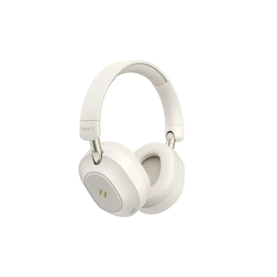 Havit H668BT beežid juhtmevabad Bluetooth 5.4 kõrvaklapid ANC, 80 h aku, 40 mm draiver, kokkupandav – 4