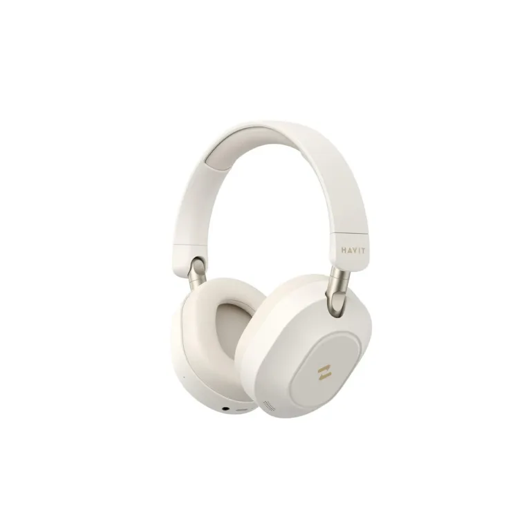 Havit H668BT beežid juhtmevabad Bluetooth 5.4 kõrvaklapid ANC, 80 h aku, 40 mm draiver, kokkupandav