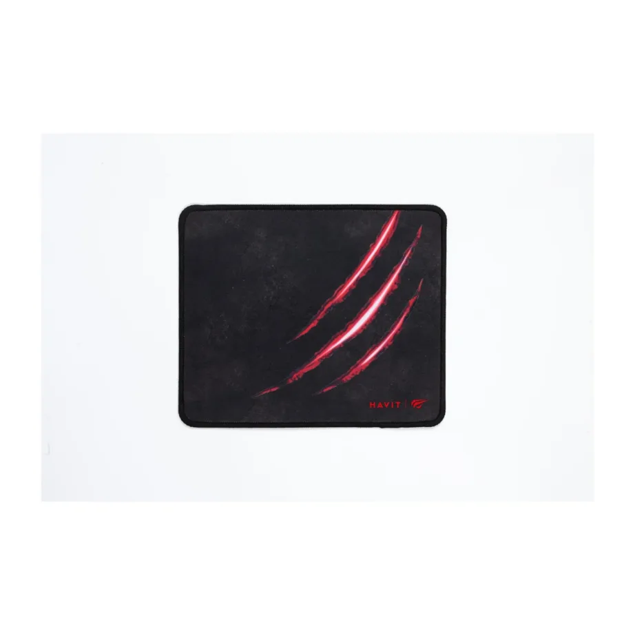 Havit HV-MP838 250×210 mm must/punane mängurihiirematt ilma randmetoeta – 4