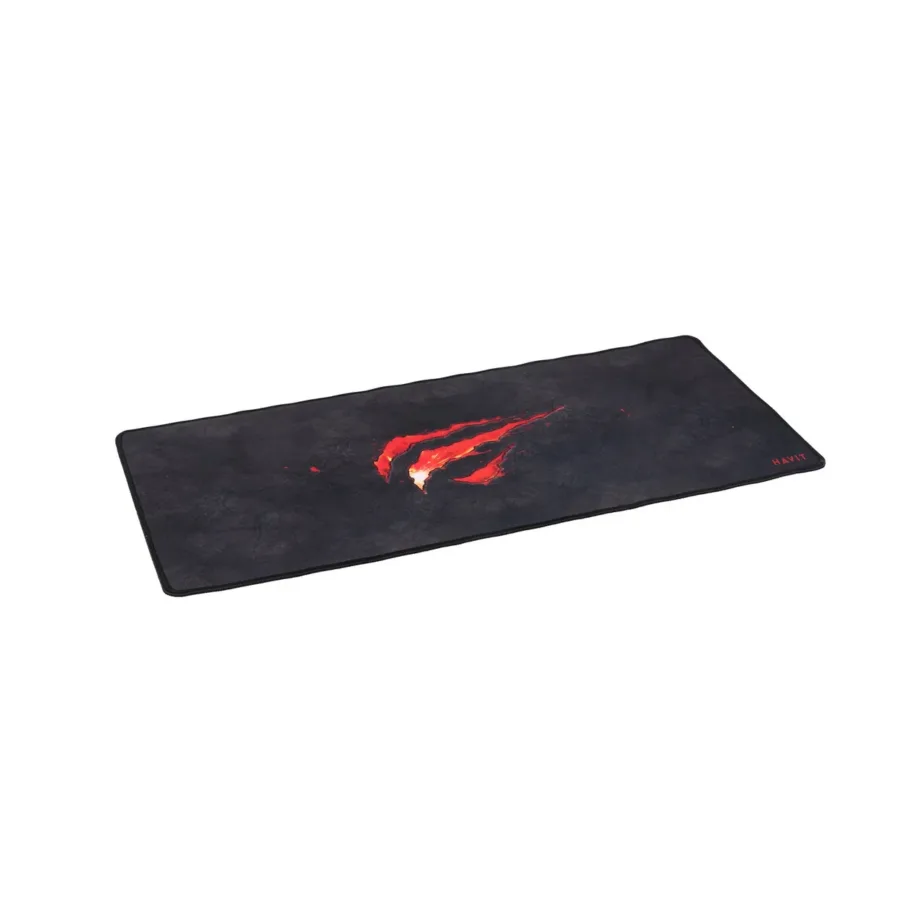 Havit HV-MP861 700×300 mm must-punane mängurihiirematt ilma randmetoeta – 3