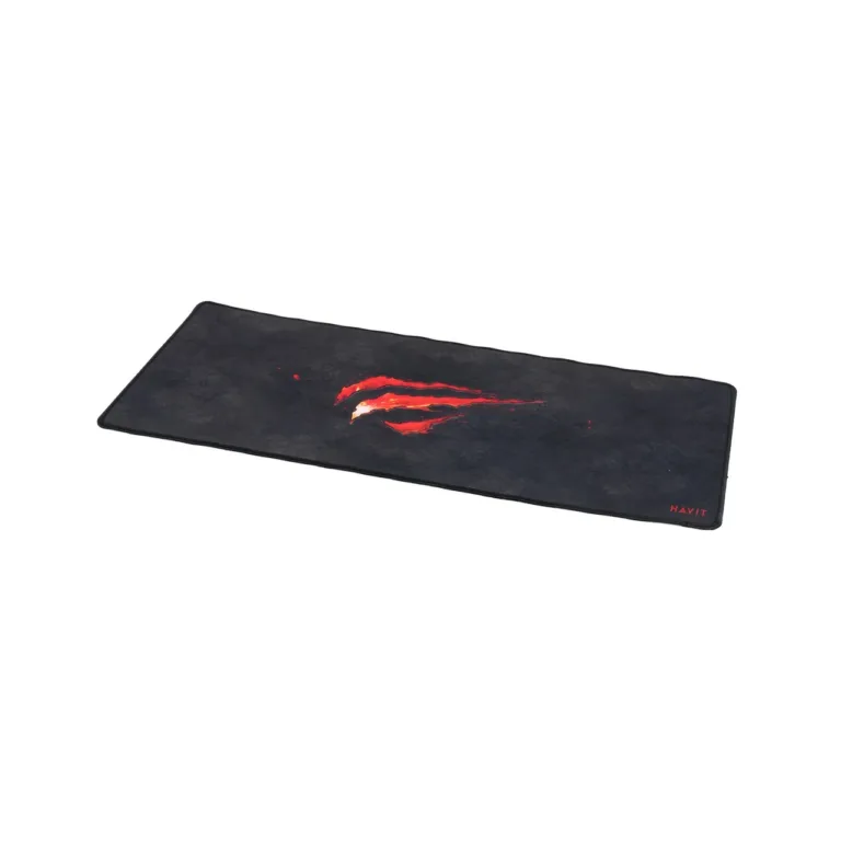 Havit HV-MP861 700x300 mm must-punane mängurihiirematt ilma randmetoeta