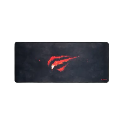 Havit HV-MP861 700x300 mm must-punane mängurihiirematt ilma randmetoeta