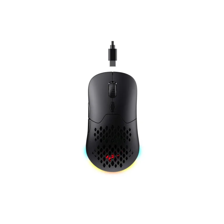 Havit MS963WB must paremakäeline 7-nupuline ergonoomiline mängurihiir, 120x64x39 mm, optiline, 2.4GHz/Bluetooth/juhtmega, 600 mAh aku