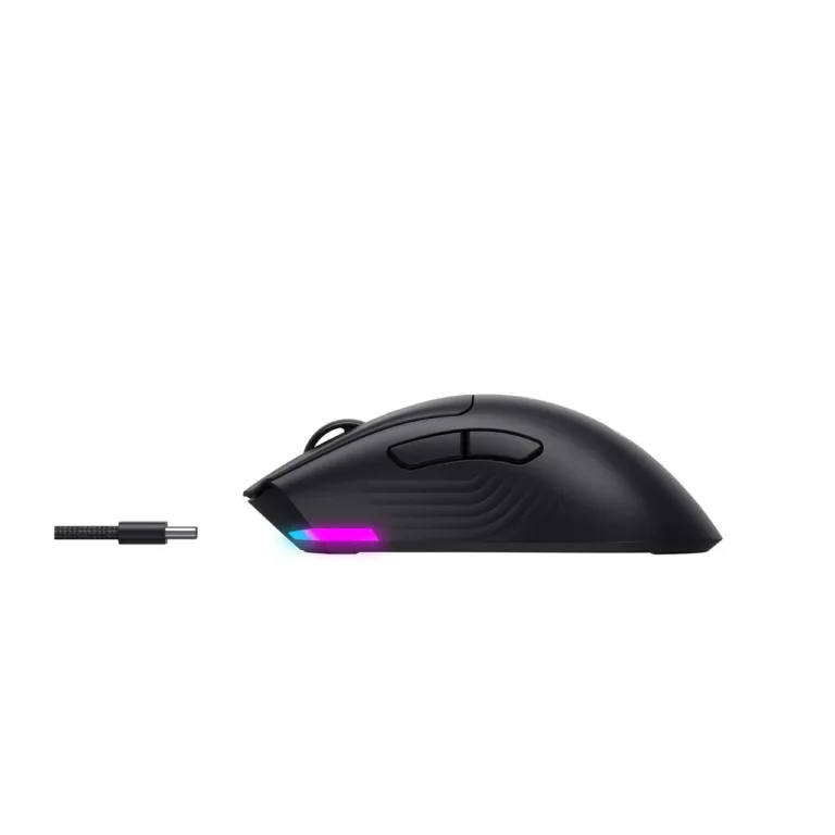 Havit MS966WB must 2.4 GHz ja Bluetooth 123x63x40 mm 500 mAh 68 g 7-nupuline juhtmevaba optiline mängurihiir USB-C laadimisega paremakäelistele