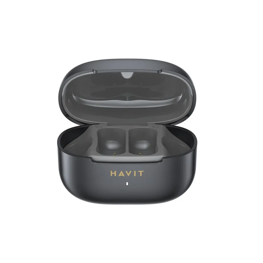 Havit OWS910 mustad juhtmevabad TWS Bluetooth 5.3 kõrvaklapid IPX4, 6h heliesitust, laadimiskarbi ja mikrofoniga - 6