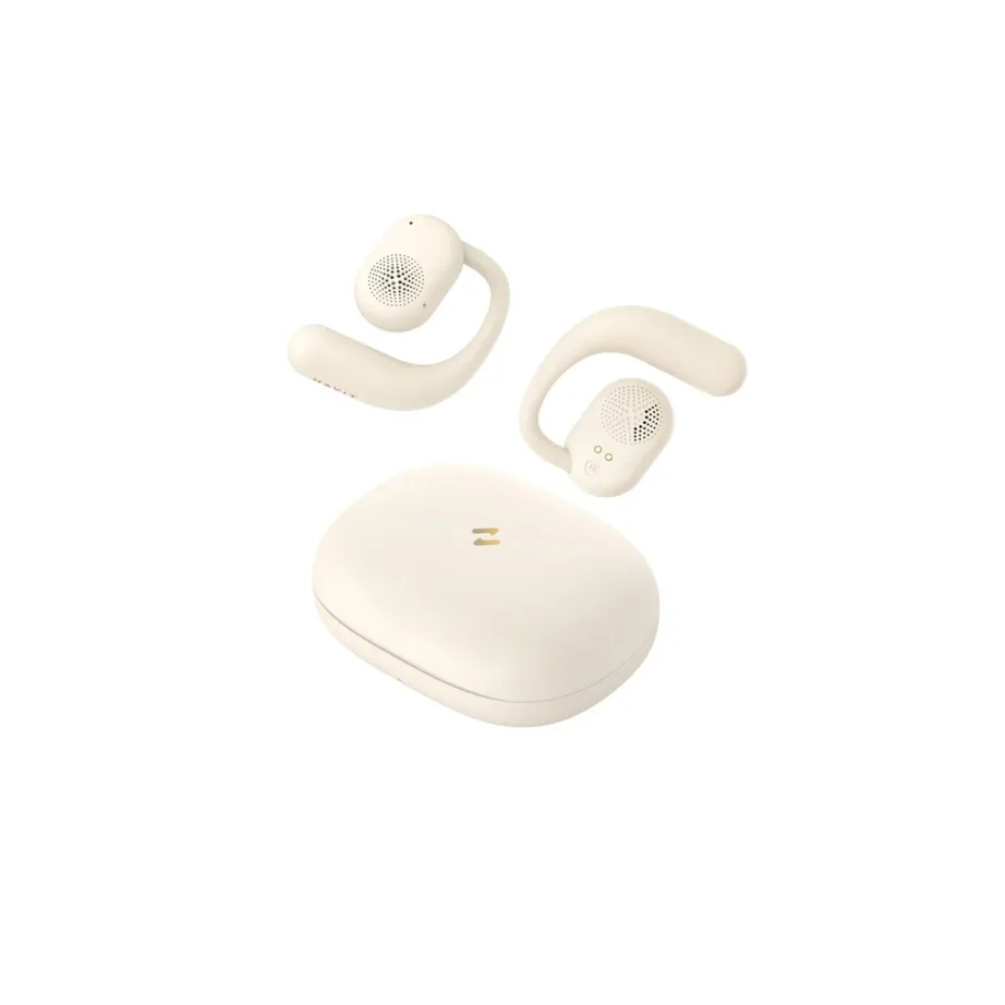 Havit OWS914 5.3 TWS IPX5 beežid juhtmevabad ear-hook kõrvaklapid mikrofoniga, mängurežiim, 7h, laadimiskarbiga, 4 mikrofoni