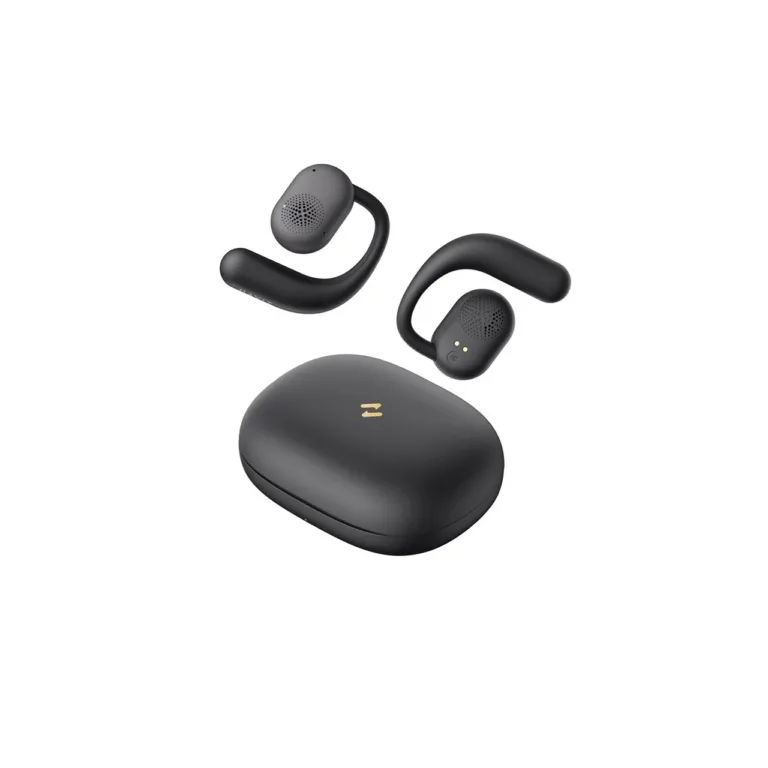Havit OWS914 mustad TWS IPX5 sportlikud kõrvasangaga Bluetooth 5.3 juhtmevabad kõrvaklapid, 7 tundi kasutusaega, 16,2 mm draiver, mikrofonidega, muusika ja kõnede jaoks