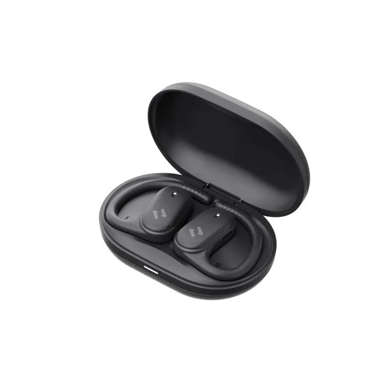 Havit OWS915 mustad TWS Bluetooth 5.4 IPX5 juhtmevabad kõrvaklapid laadimiskarbiga, 8,5 h aku, mikrofoniga, 1000 mAh karp