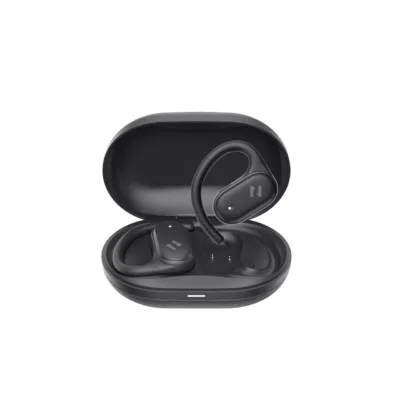 Havit OWS915 mustad TWS Bluetooth 5.4 IPX5 juhtmevabad kõrvaklapid laadimiskarbiga, 8,5 h aku, mikrofoniga, 1000 mAh karp
