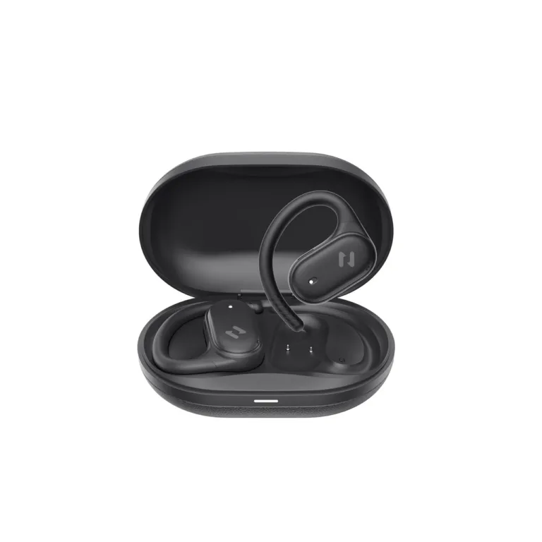 Havit OWS915 mustad TWS Bluetooth 5.4 IPX5 juhtmevabad kõrvaklapid laadimiskarbiga, 8,5 h aku, mikrofoniga, 1000 mAh karp