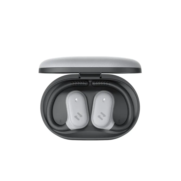 Havit OWS915grey hallid TWS Bluetooth 5.4 IPX5 juhtmevabad kõrvaklapid, 8,5 h kuulamisaeg, 1000 mAh laadimiskarp, 2 mikrofoni, muusika ja kõnede jaoks