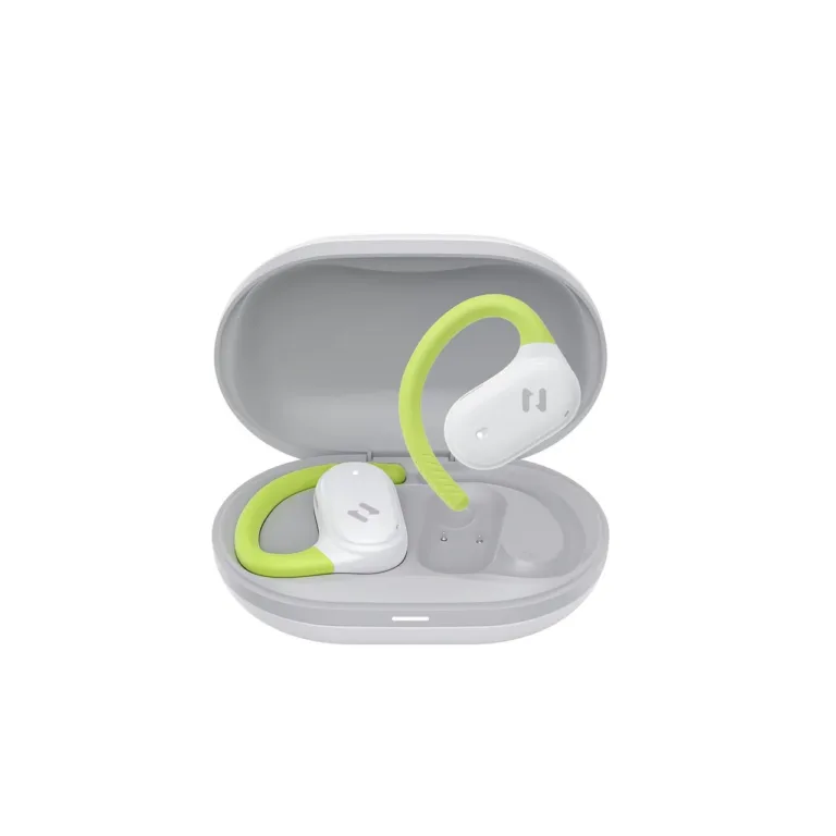 Havit OWS915white valged TWS Bluetooth 5.4 IPX5 juhtmevabad kõrvaklapid laadimiskarbiga (64 h) muusikale ja kõnedele