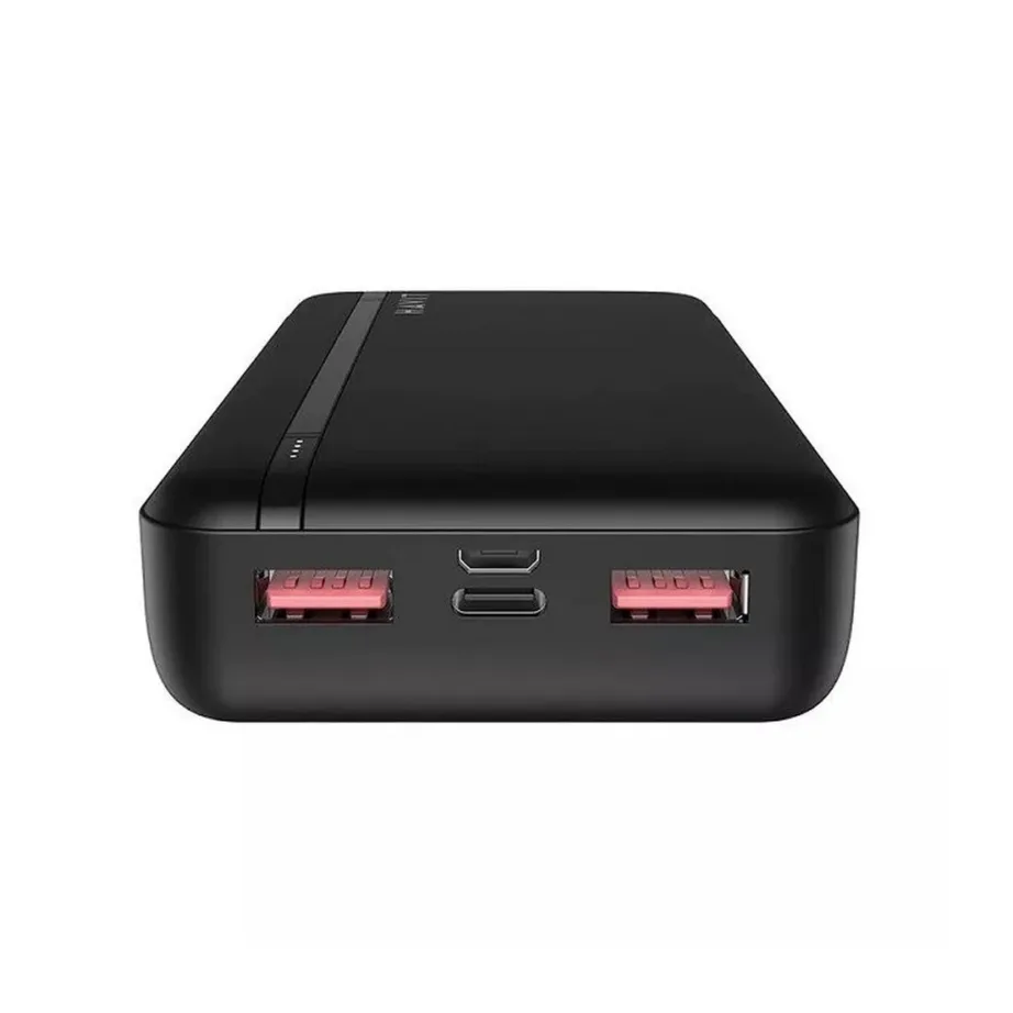 Havit PB92 20000mAh must LiPo akupank, 2x USB-A, USB-C, Micro-USB, LED-indikaator, 137x70x27mm – 5