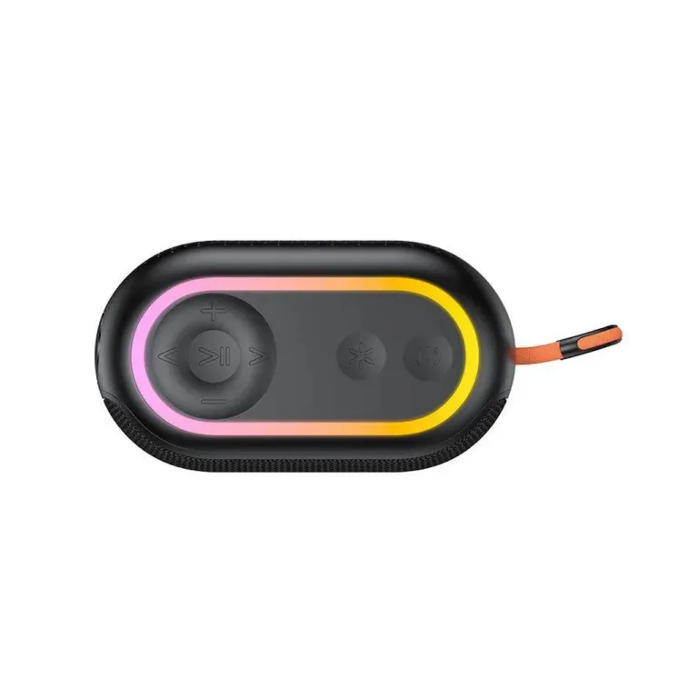 Havit SK809BT must IPX5 veekindel Bluetooth 5.3 kaasaskantav kõlar TWS 6W, 1200mAh aku, RGB taustvalgustusega
