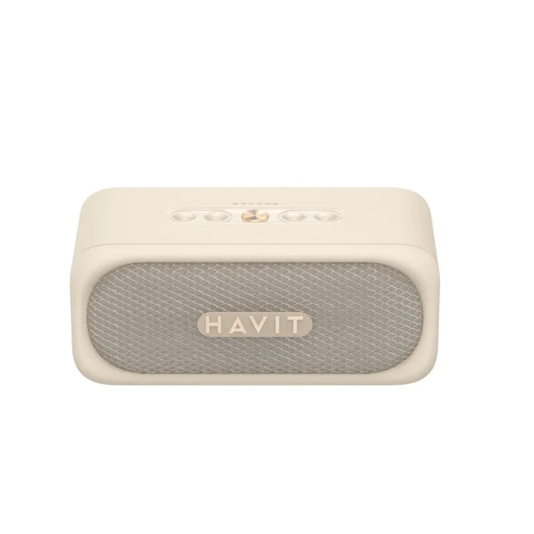 Havit SK905BT 160 mm beež IPX7 veekindel Bluetooth 5.3 kaasaskantav kõlar, 2x10 W TWS, 2000 mAh aku