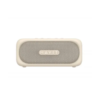 Havit SK905BT 160 mm beež IPX7 veekindel Bluetooth 5.3 kaasaskantav kõlar, 2x10 W TWS, 2000 mAh aku
