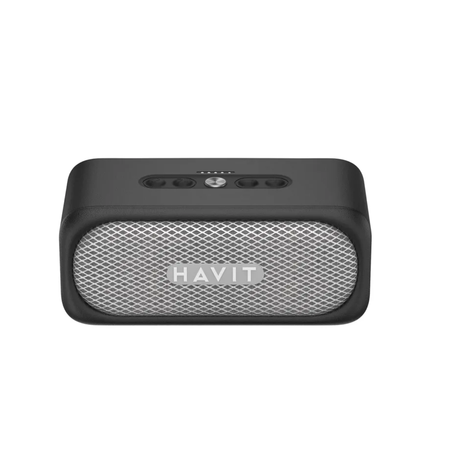 Havit SK905BT 160×71,5×70 mm must IPX7 veekindel Bluetooth 5.3 kaasaskantav stereokõlar, 2000 mAh aku, TWS, AUX, TF-kaardi tugi – 4
