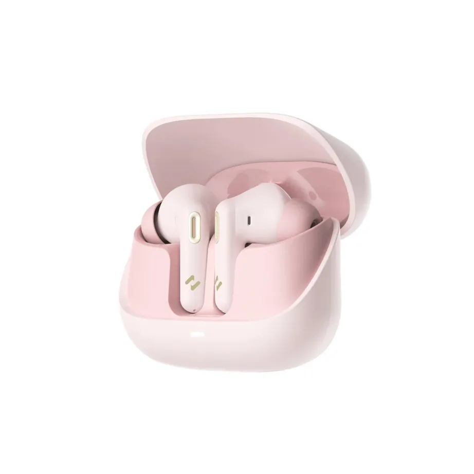 Havit TW906 Pro roosad TWS Bluetooth 5.3 in-ear kõrvaklapid ANC ja laadimiskarbiga, 10 mm draiver, 5 h taasesitus – 8