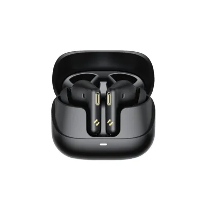 Havit TW906 Pro TWS Bluetooth 5.3 mustad in-ear kõrvaklapid, ANC, 5 h aku, laadimiskarbiga kõnedele ja muusikale