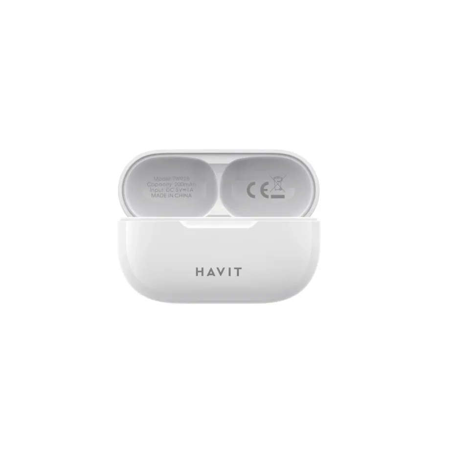 Havit TW925white TWS 5.1 valged juhtmevabad in-ear kõrvaklapid mikrofoniga ja laadimiskarbiga, 5 h heli, 15 h tööaeg - 2