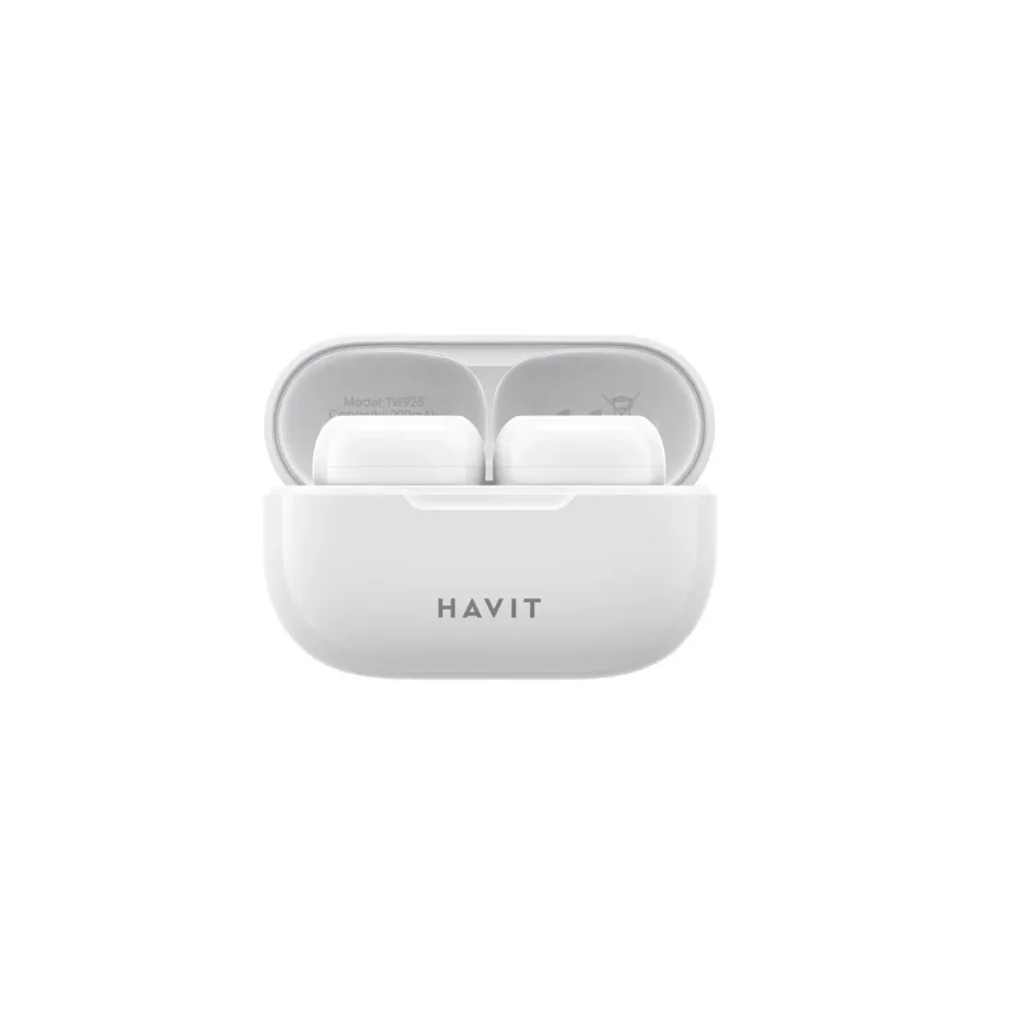 Havit TW925white TWS 5.1 valged juhtmevabad in-ear kõrvaklapid mikrofoniga ja laadimiskarbiga, 5 h heli, 15 h tööaeg - 4