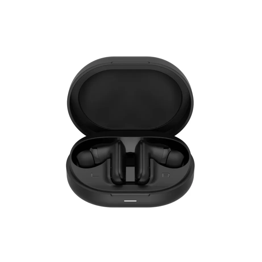 Havit TW950 mustad TWS juhtmevabad kõrvaklapid Bluetooth 5.3, 7h akuga, 63x28x48 mm laadimiskarbiga, 4 mikrofoniga kõnede ja muusika jaoks