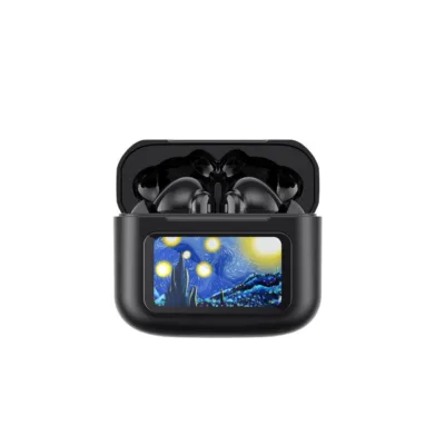Havit TW956 mustad TWS Bluetooth 5.4 in-ear juhtmevabad kõrvaklapid, 7 h taasesitusajaga, laadimiskarbiga ja mikrofoniga